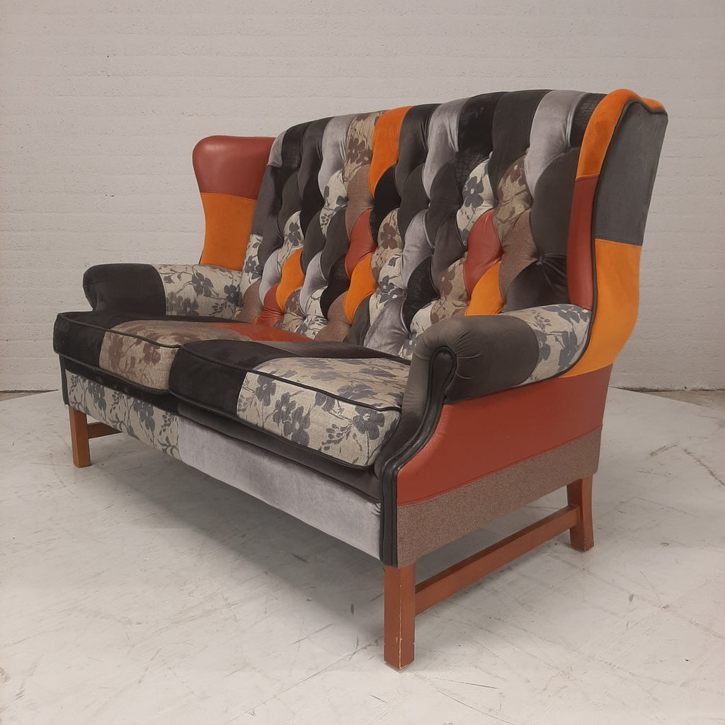 Jan Frantzen patchwork Chesterfield bank