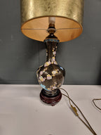 Chinese cloisonne vaaslamp met sokkel