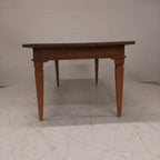 Massief eiken bureau / tafel 2 lades