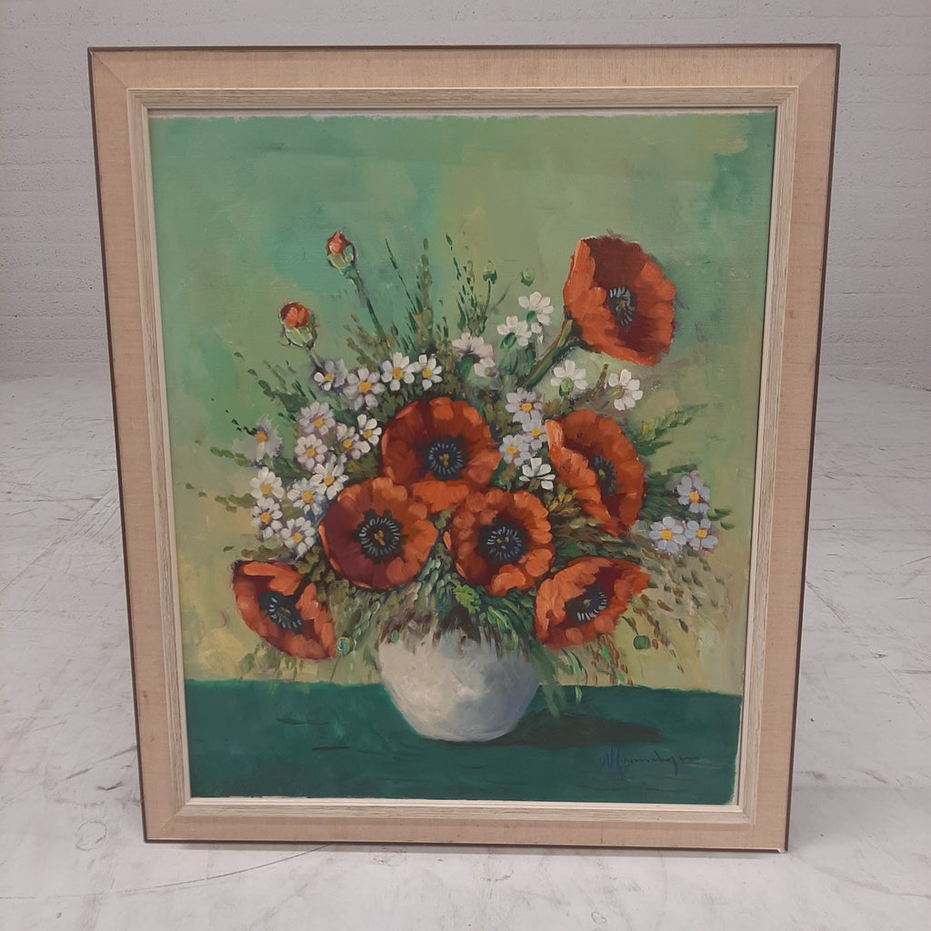 Schilderij klaprozen