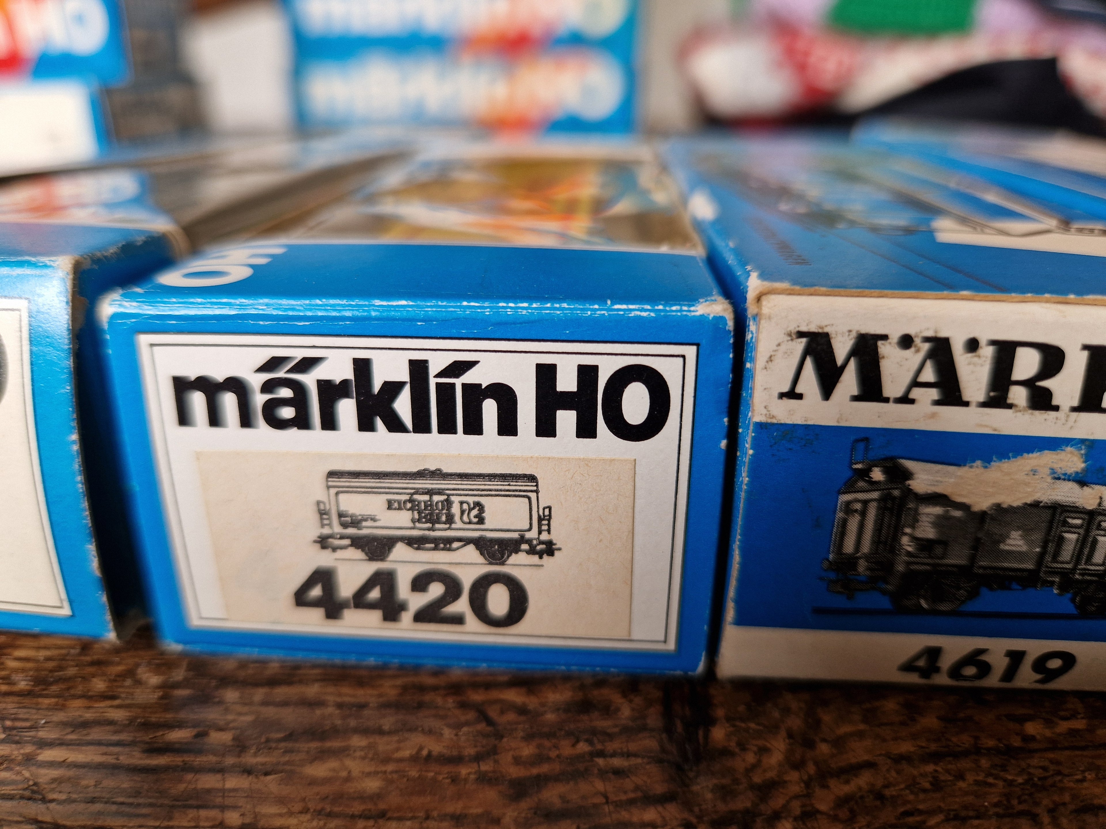 Märklin HO wagon 4136, 4420, 4619, 4669, 4425, 4646