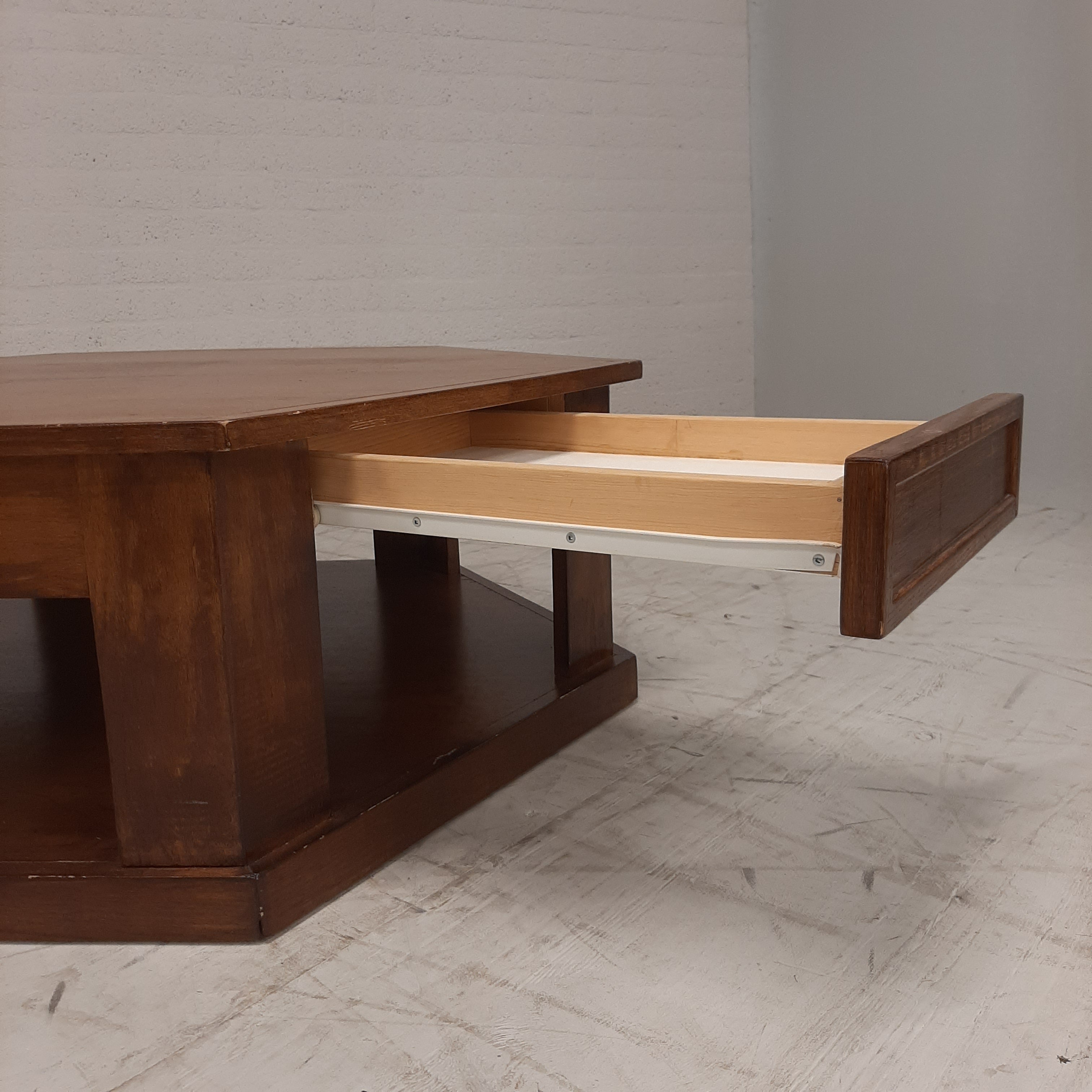 Salontafel 6 hoekig met lade