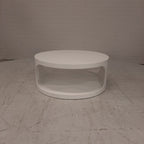 Salontafel ronde witte space age