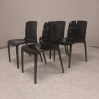 Set van 4 Tiffany Chairs zwart
