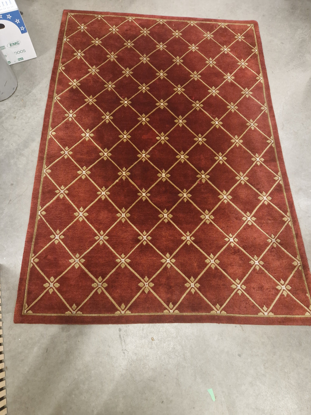 Carpet, wol met zijde