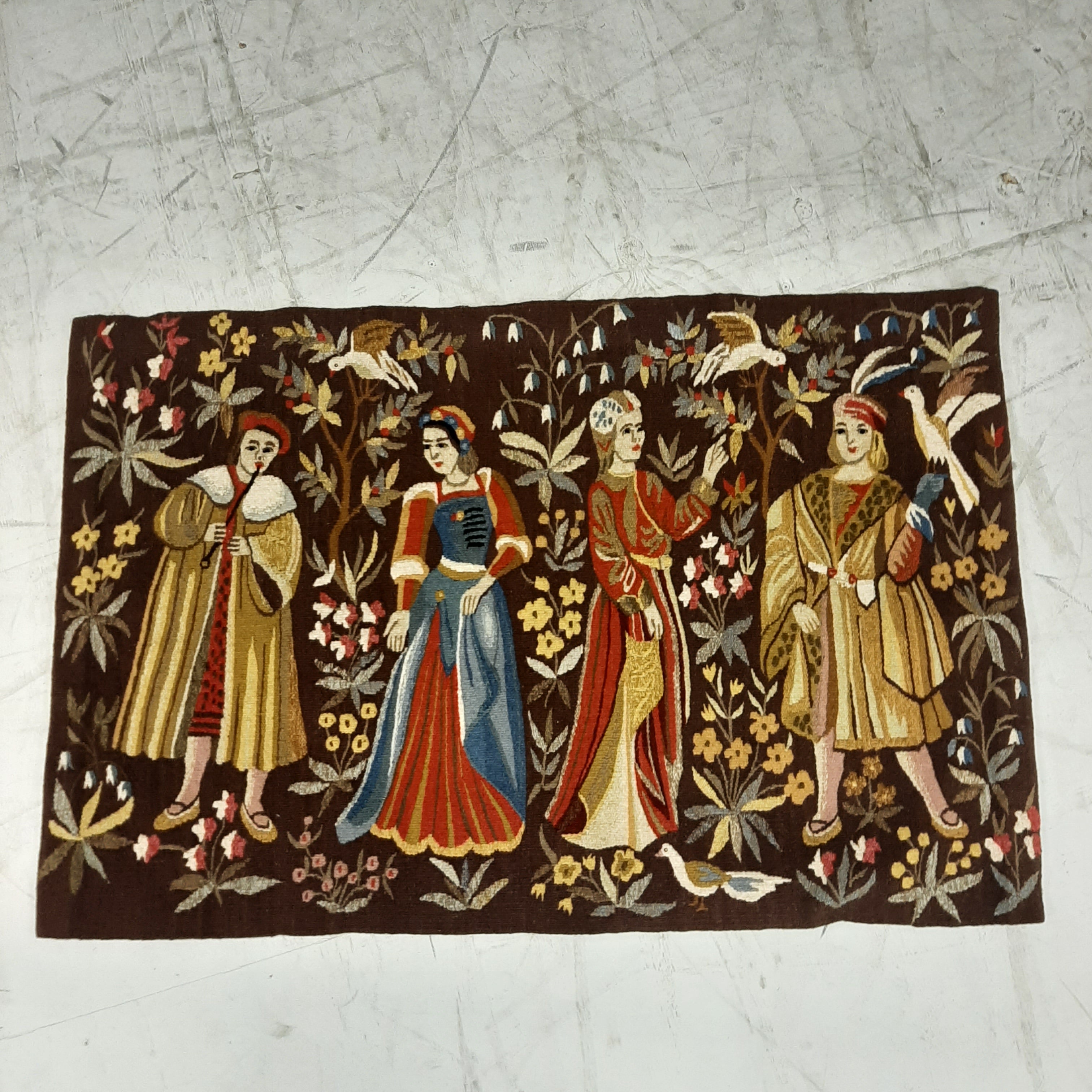 Wandkleed 4 figuren 16e eeuw