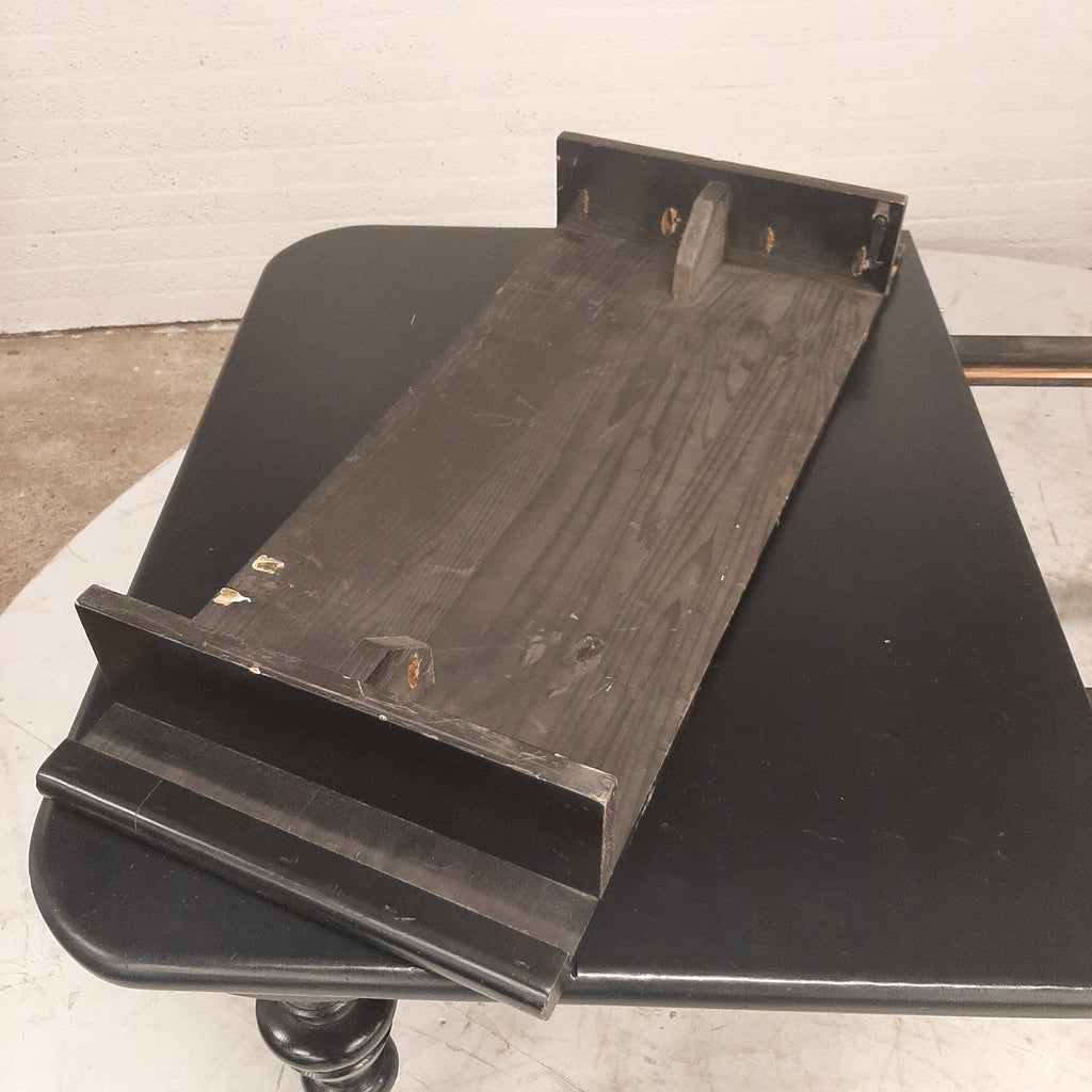 Zwarte 4 delig uitschuifbare tafel