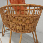 Rotan wieg met hemeltje