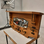 Art deco kapstok spiegel