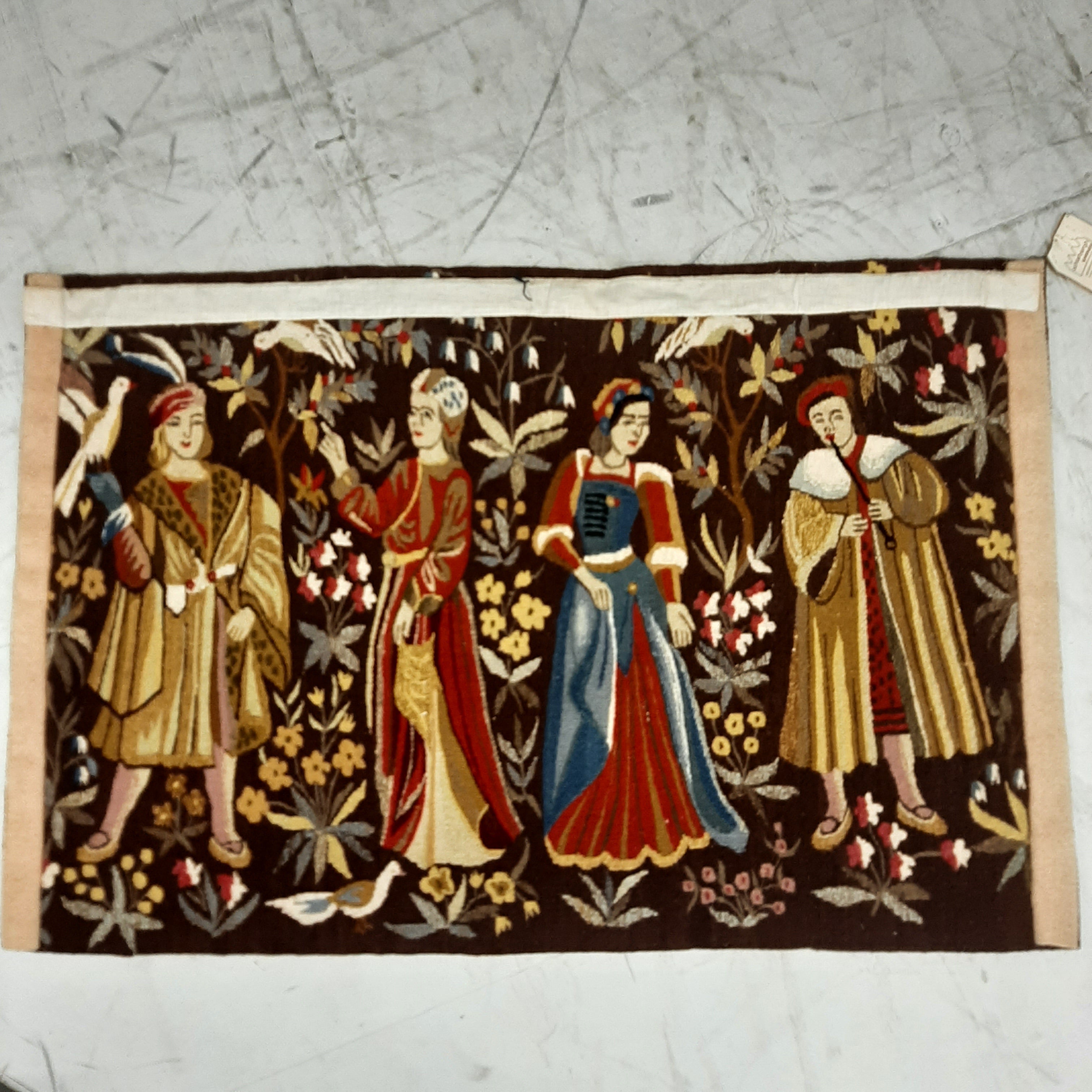 Wandkleed 4 figuren 16e eeuw