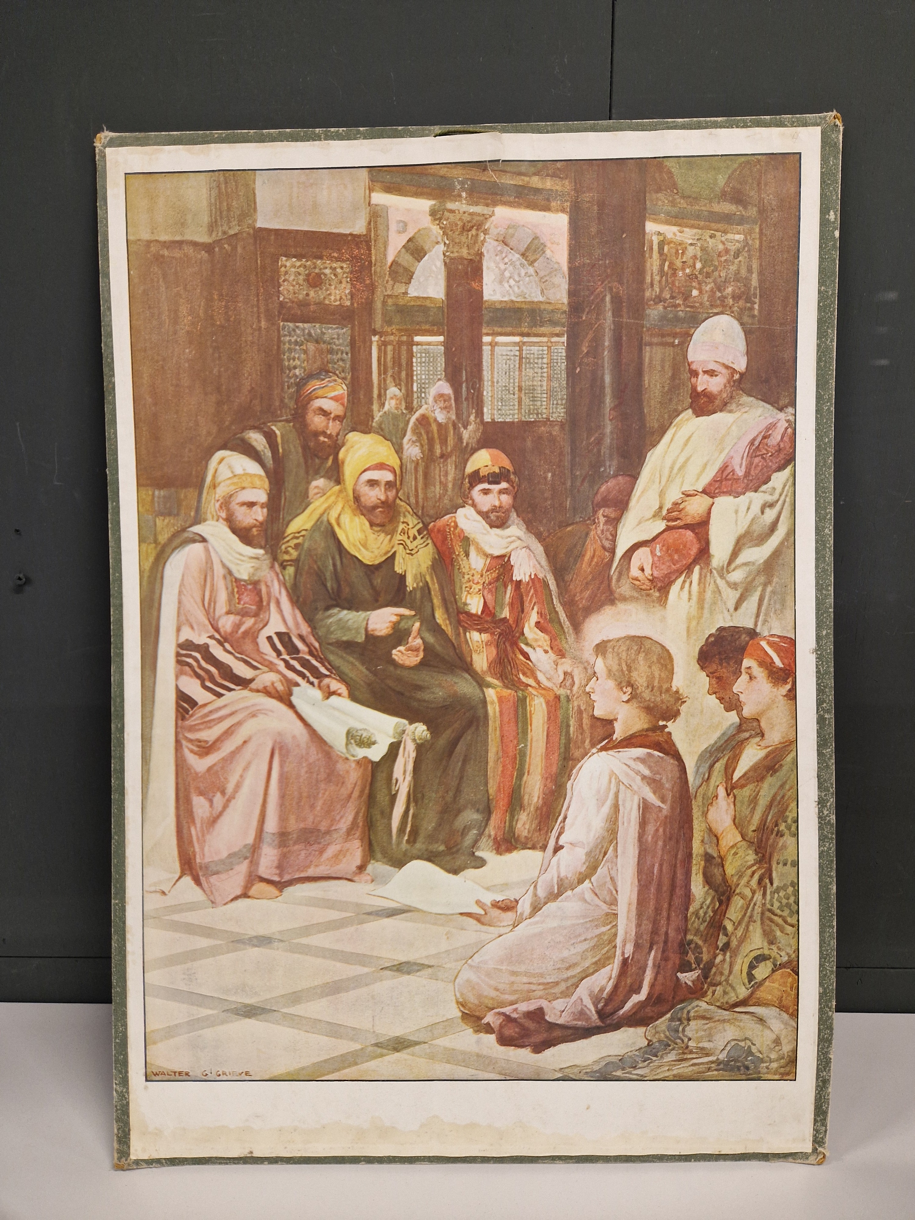 12-jarige Jezus , schoolplaat