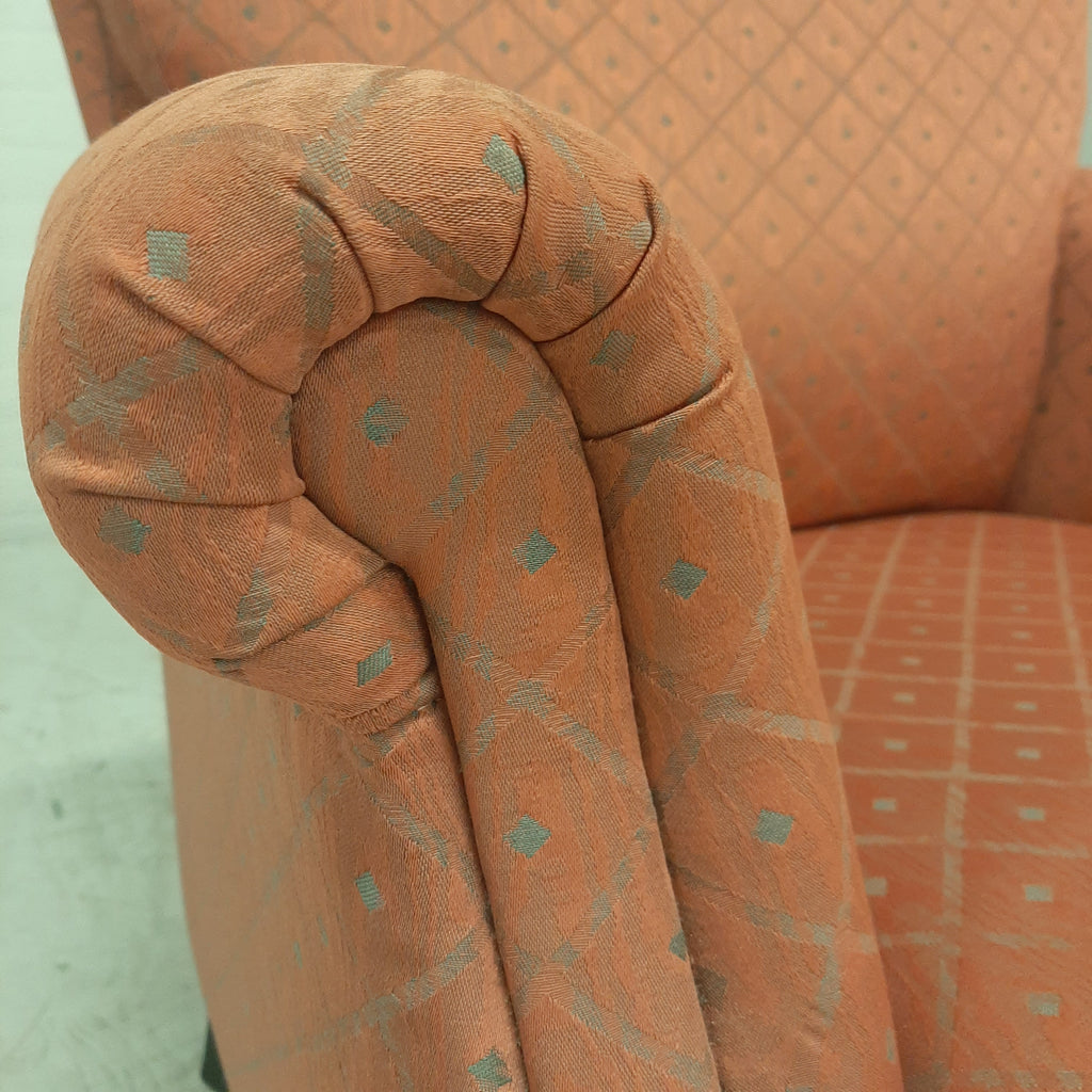 Roze fauteuil