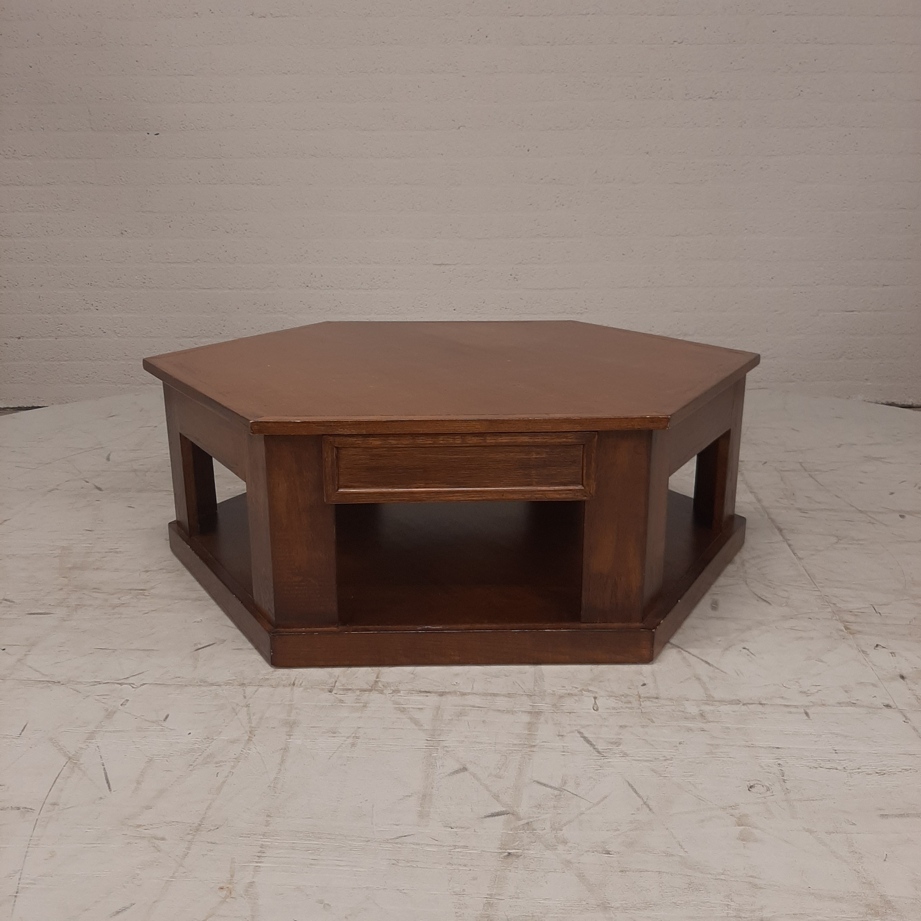 Salontafel 6 hoekig met lade