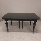 Zwarte 4 delig uitschuifbare tafel
