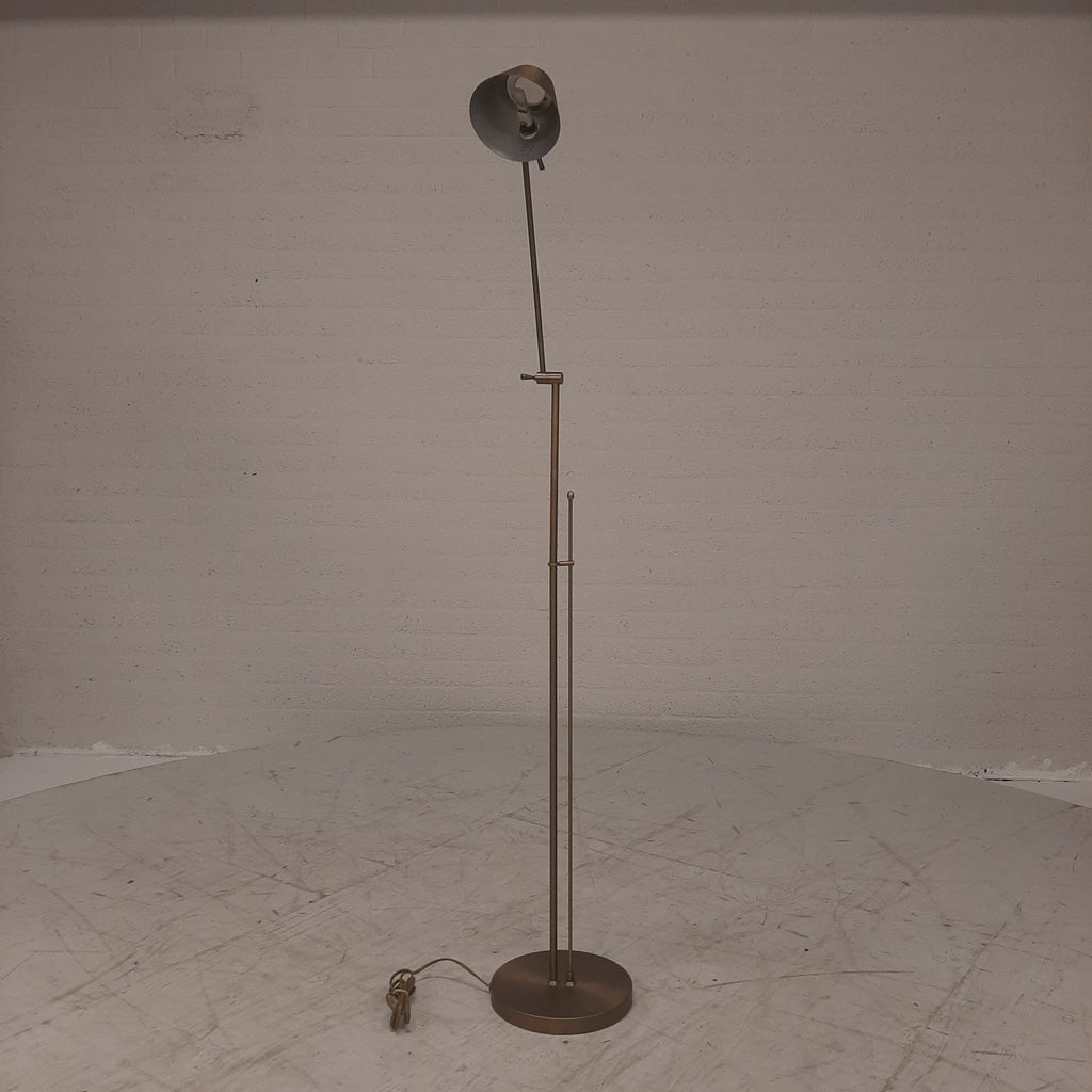 Bronzen vloerlamp