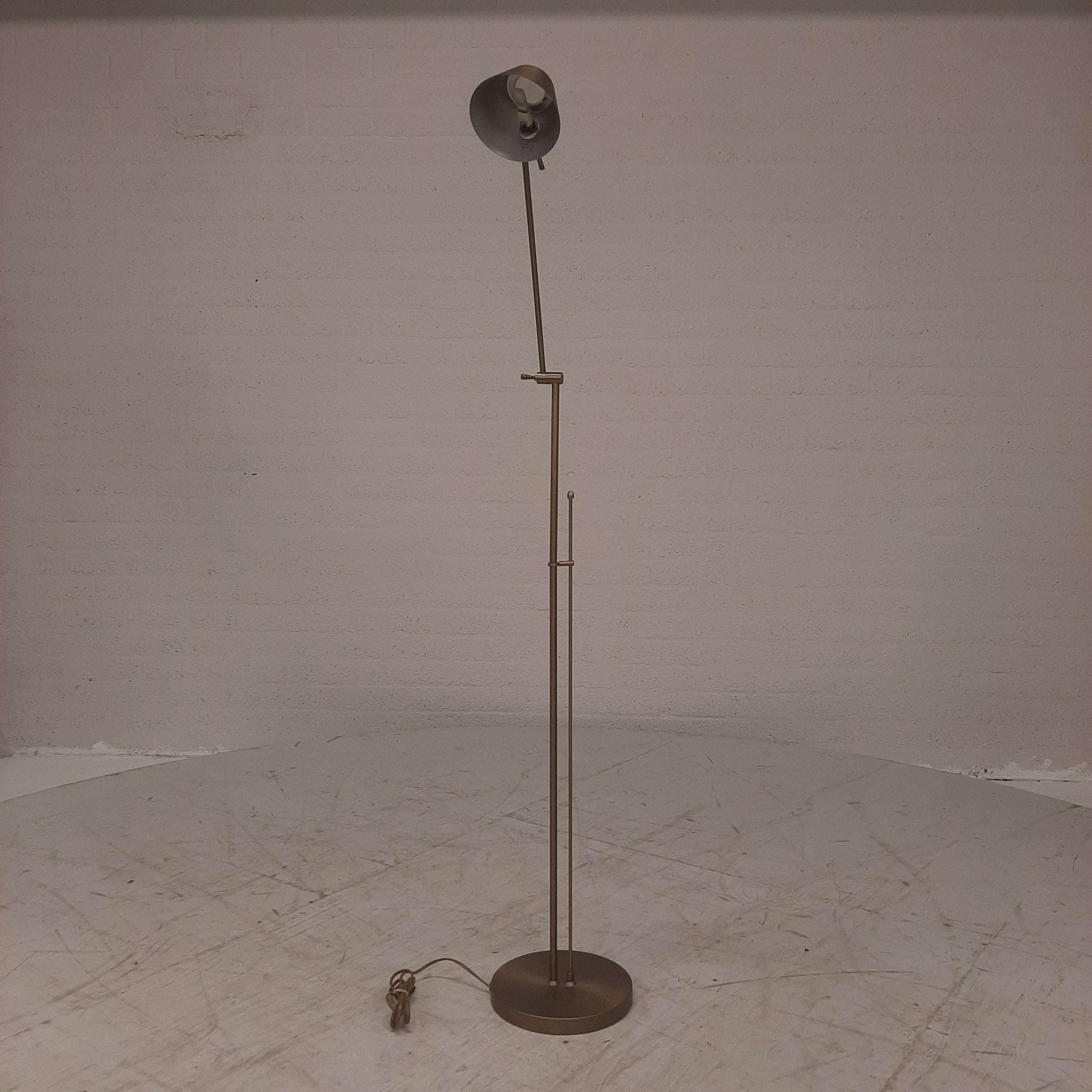 Bronzen vloerlamp