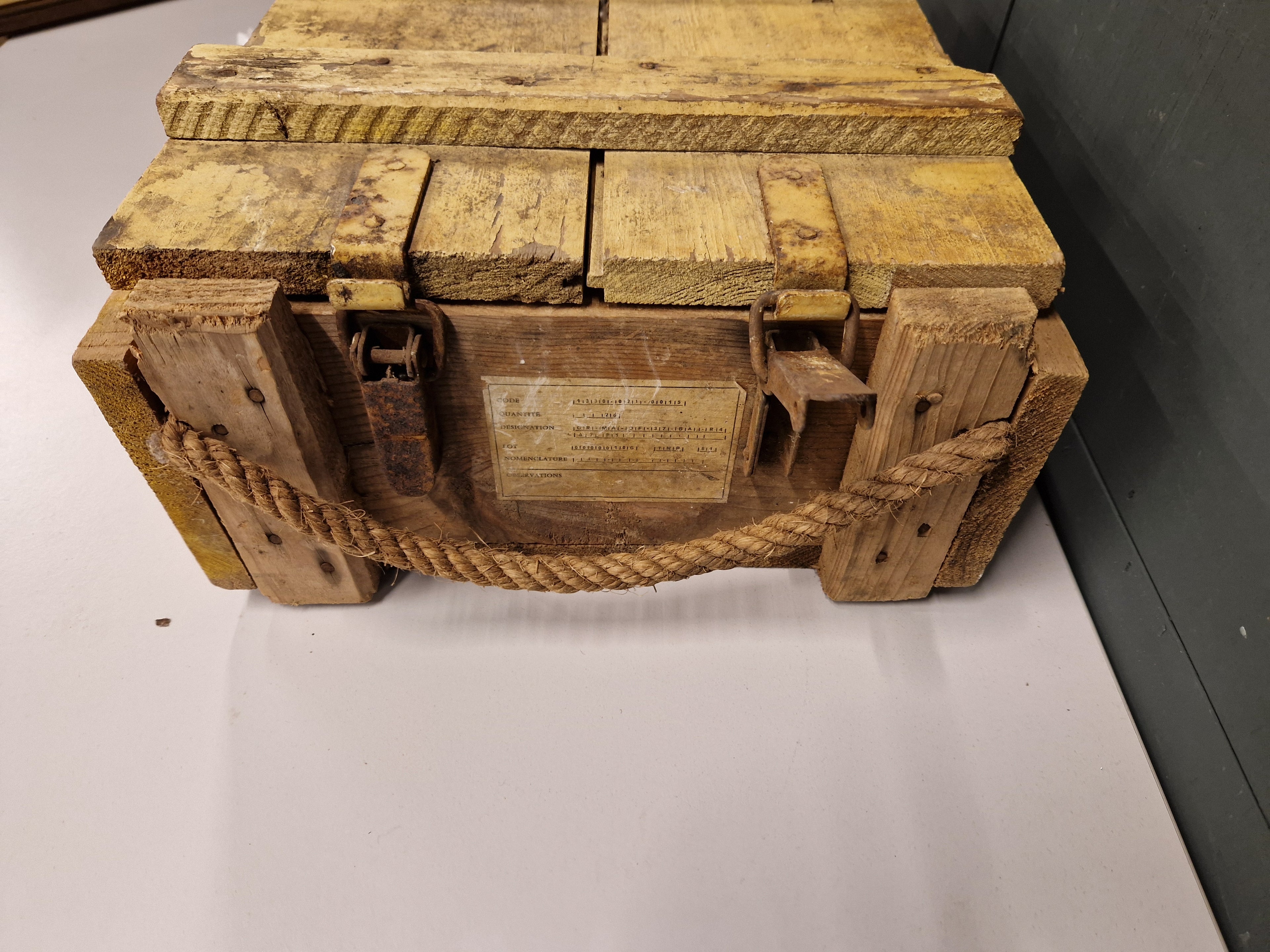 Franse munitiekist WO1