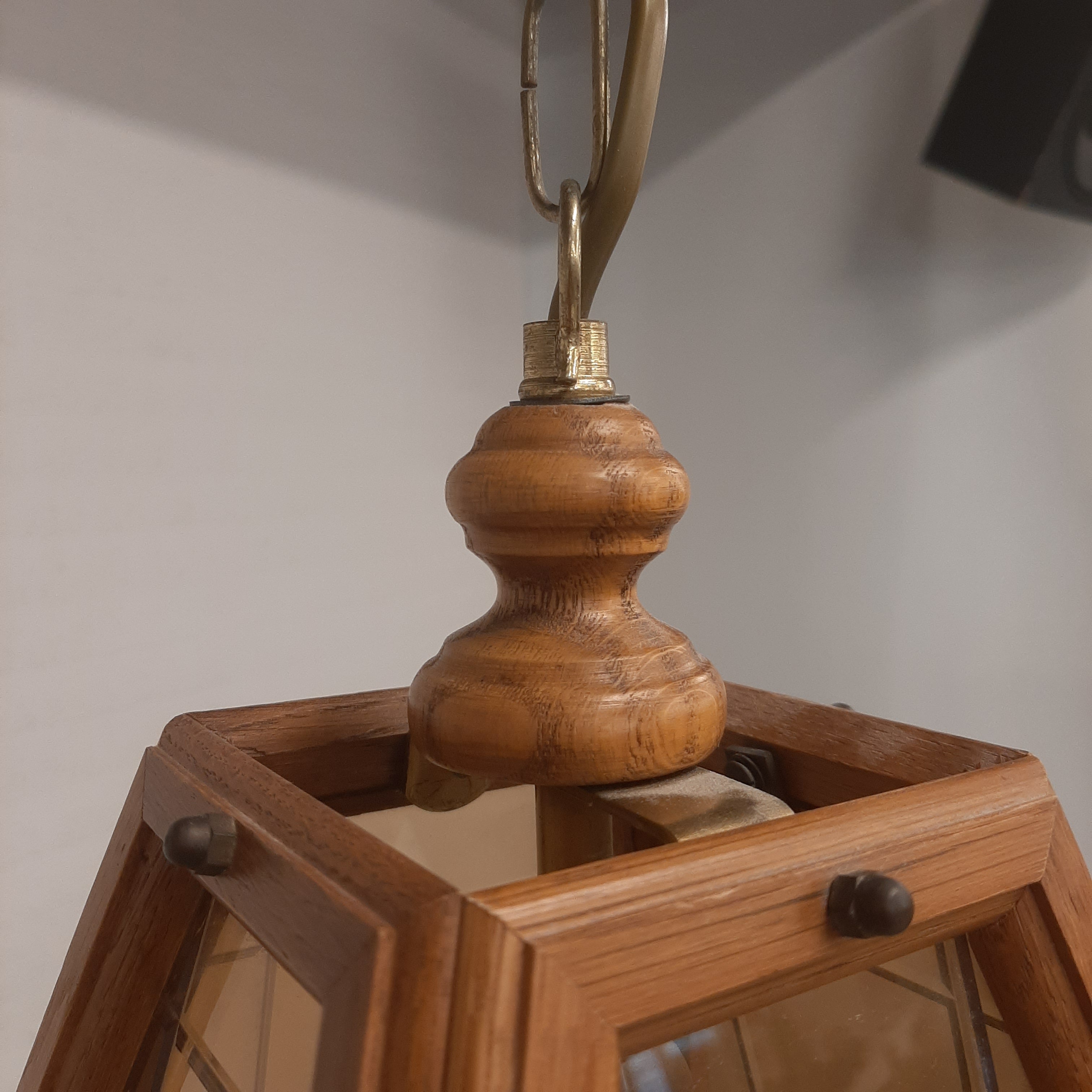Vintage hanglamp piramidevorm