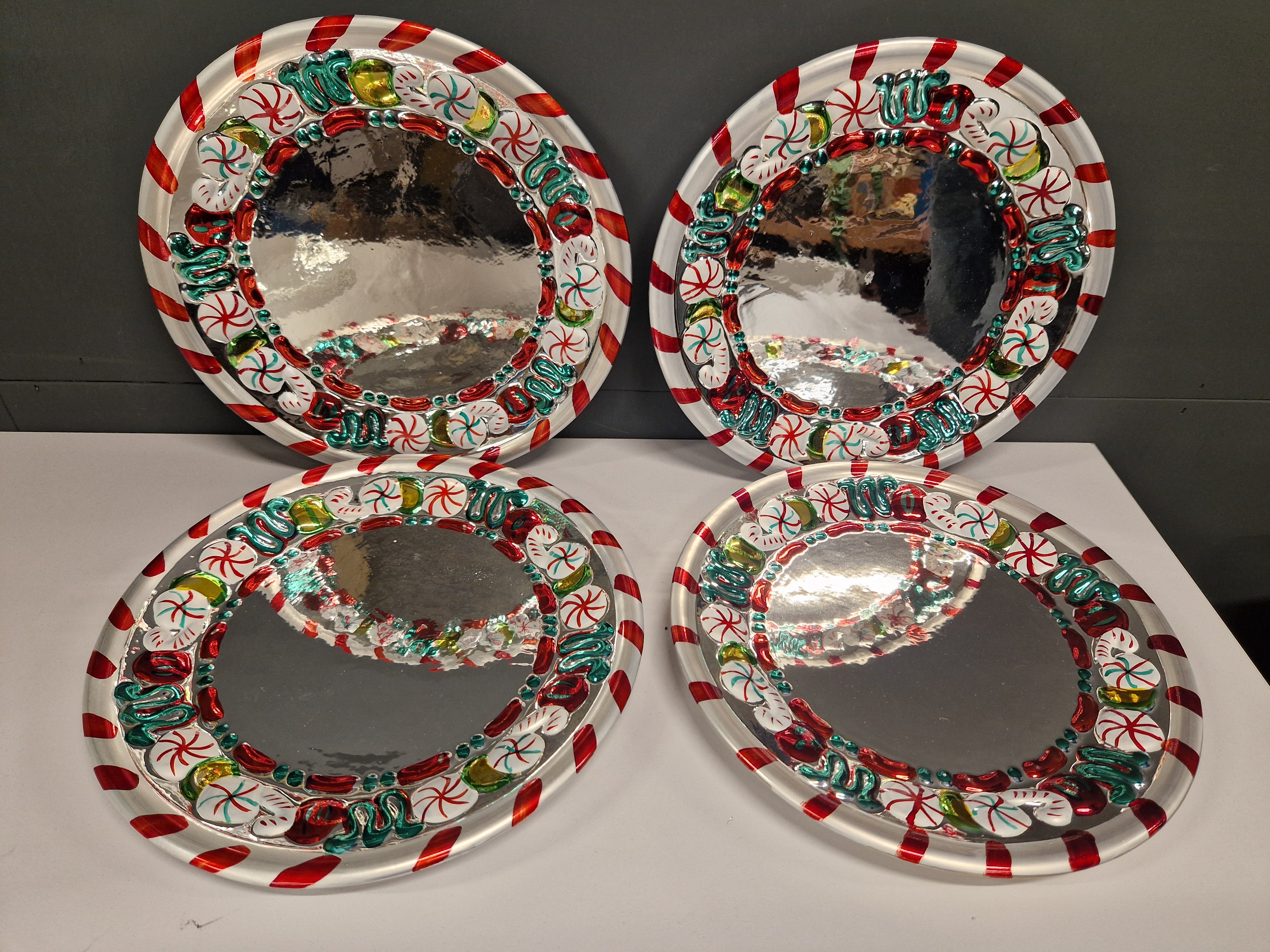 4 borden voor kerst (sfeer)