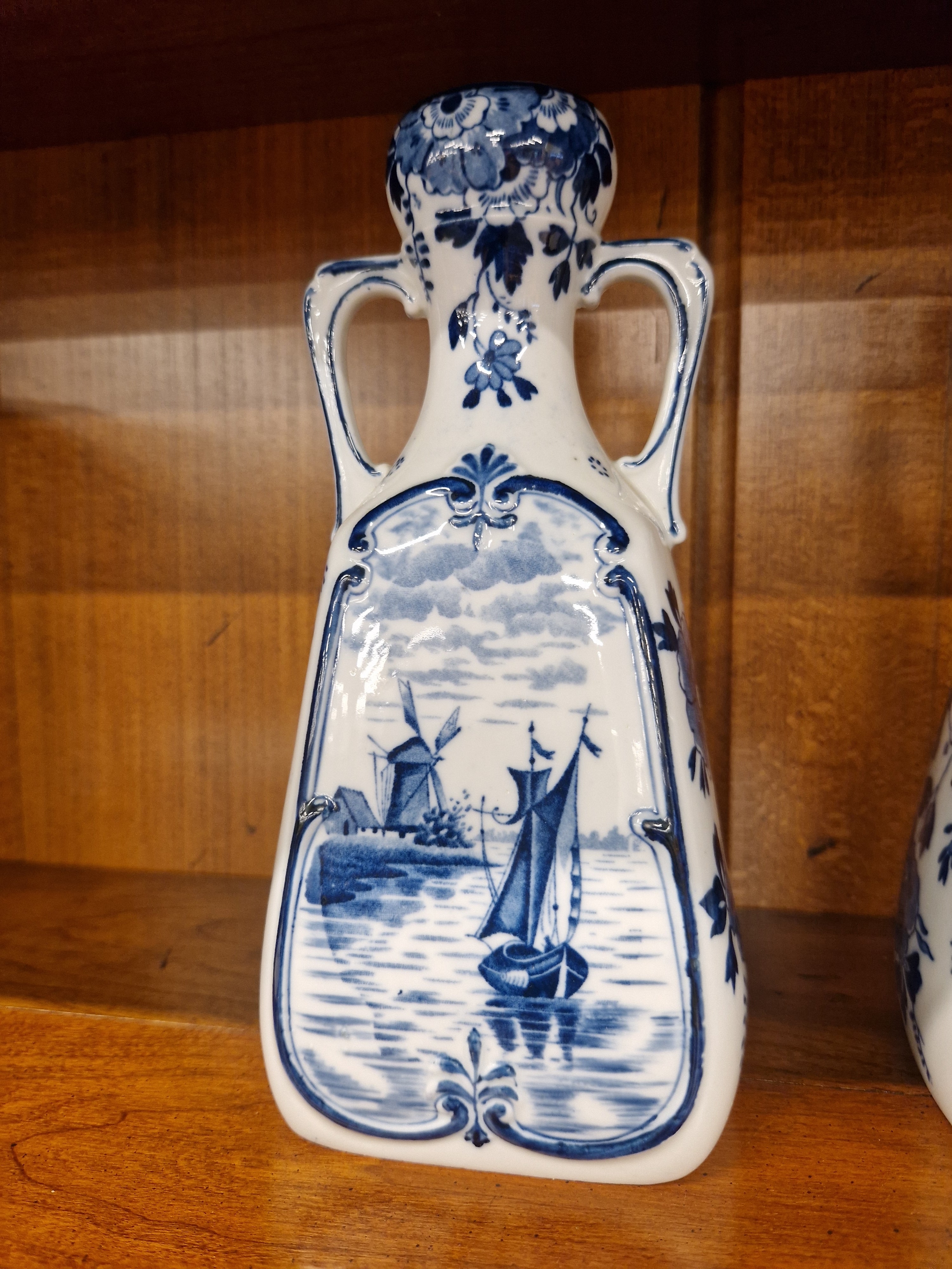 Delfts blauw 2 vaasjes