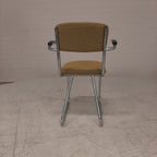 Buisframestoel gele bekleding