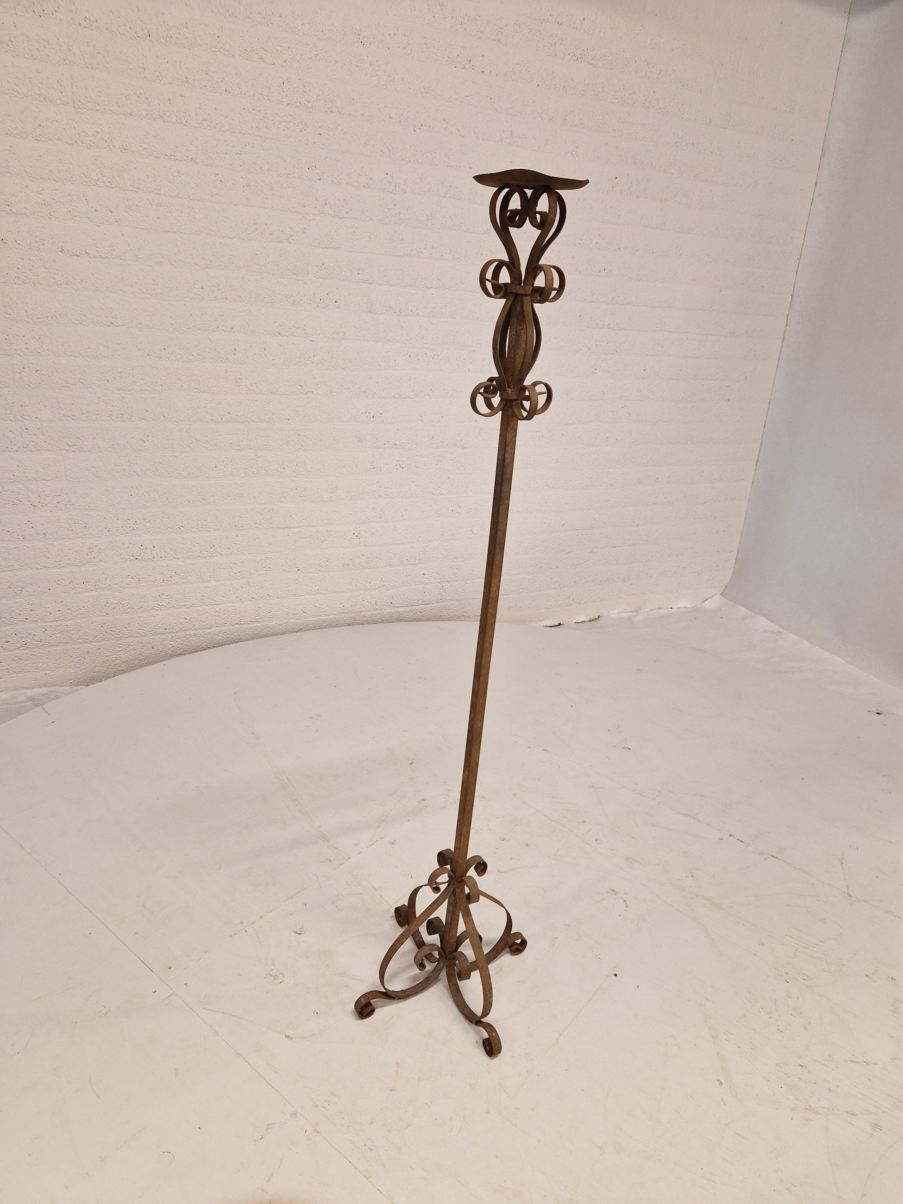 Gietijzeren kandelaar