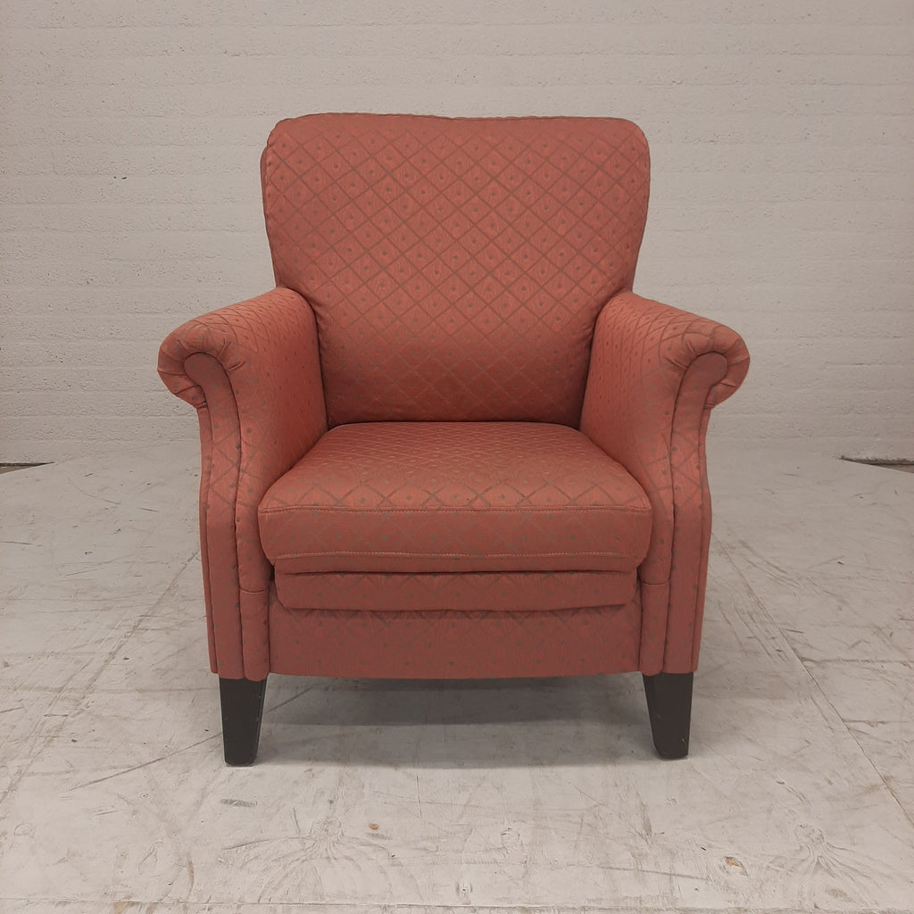 Roze fauteuil