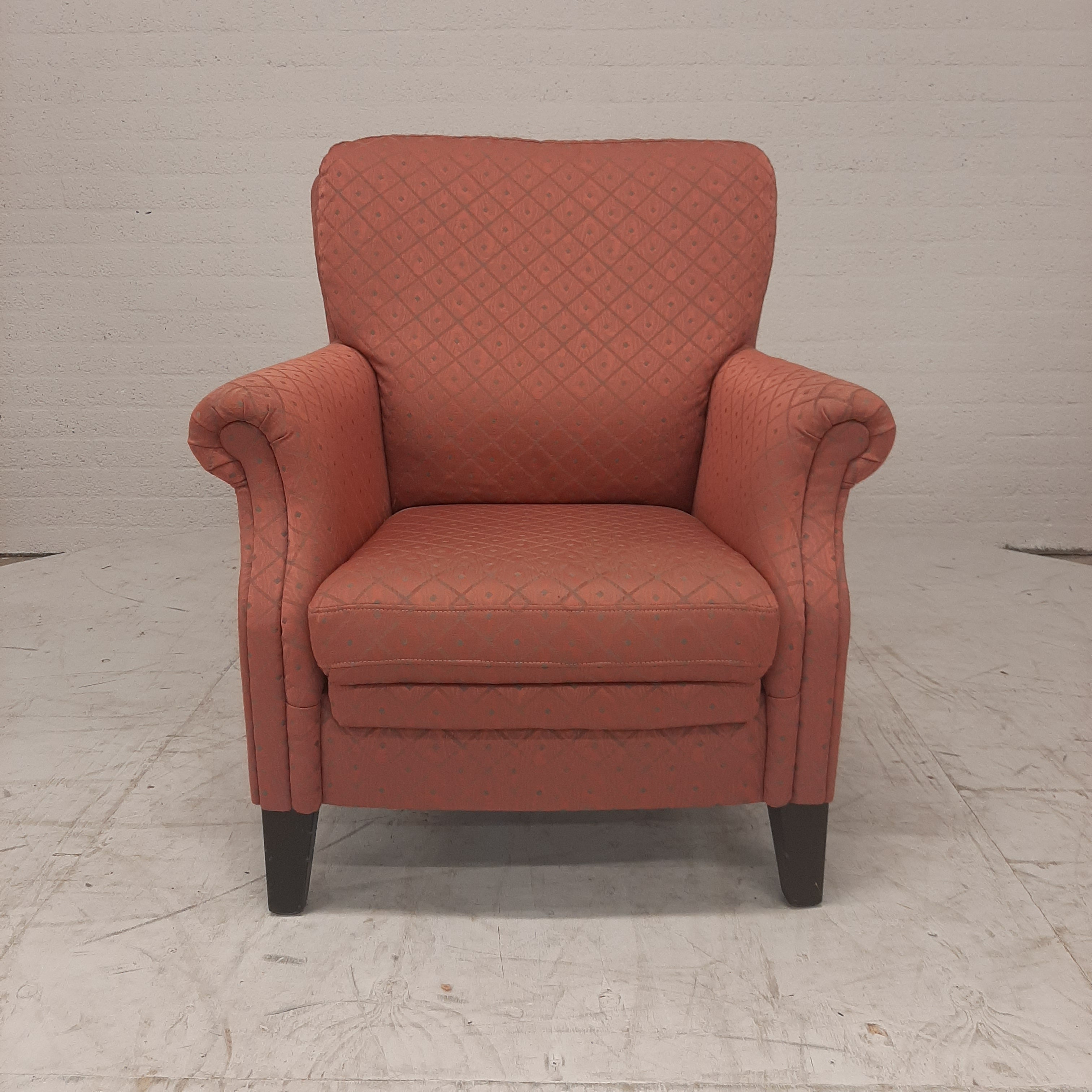 Roze fauteuil