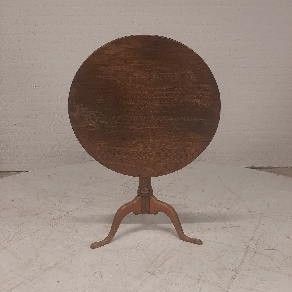 Kleine ronde keukentafel driepoot opklapbaar