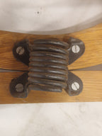 Eiken schommelstoel, rocking chair, 70's