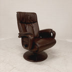 MP Himolla relaxstoel bruin leer