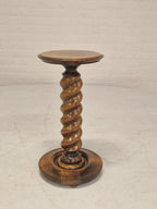 Plantentafel met gedraaid hout