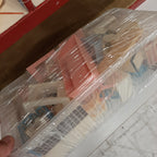 Poppenhuis met inrichting spulletjes