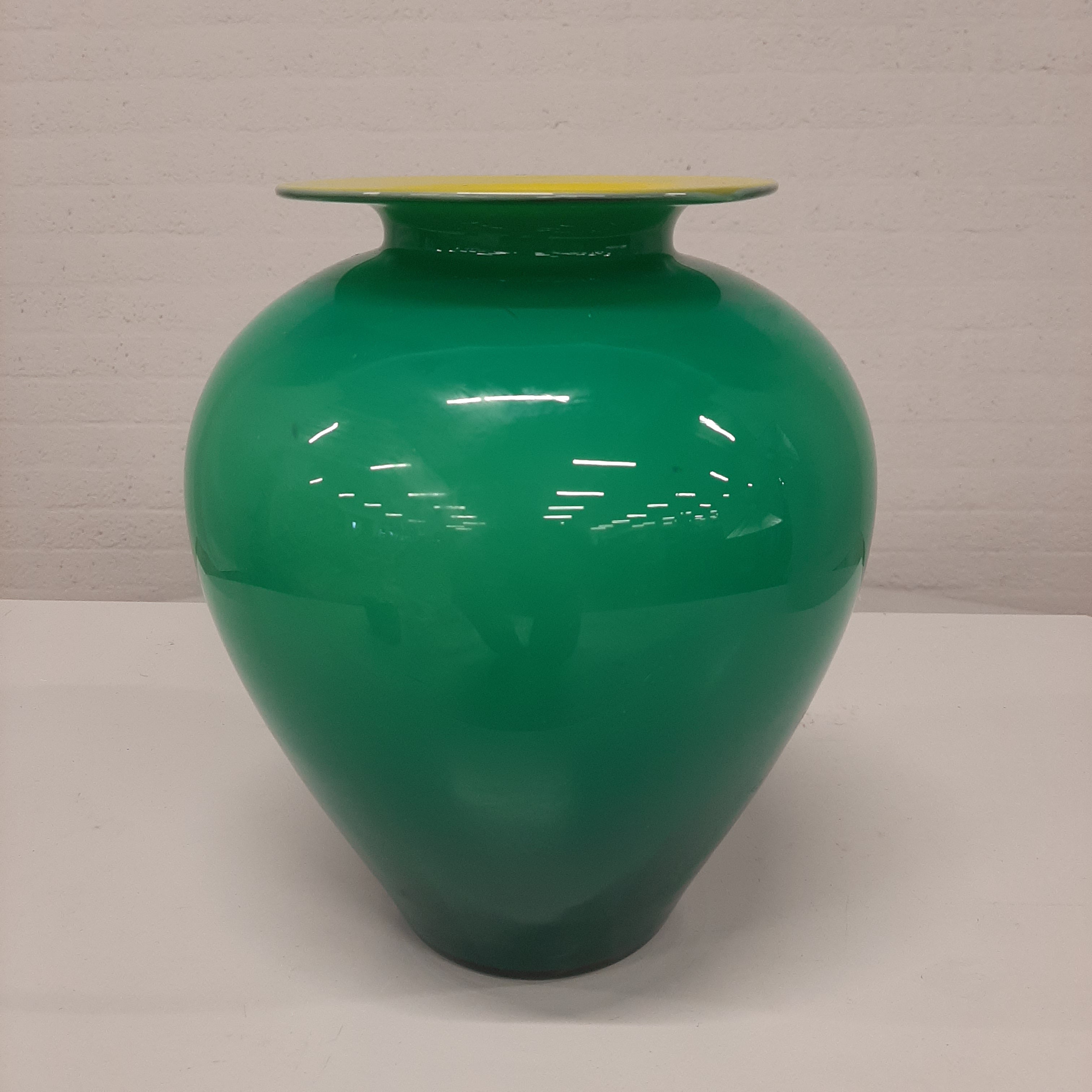Mondgeblazen vaas van Carlo Nason, 1970, Murano, Italië. Groot