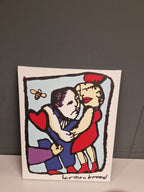 Herman Brood, reproductie op canvas