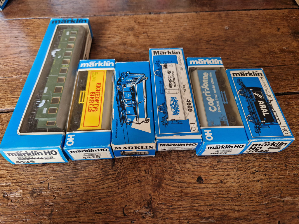 Märklin HO wagon 4136, 4420, 4619, 4669, 4425, 4646