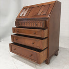 Secretaire 4 lades eikenhout