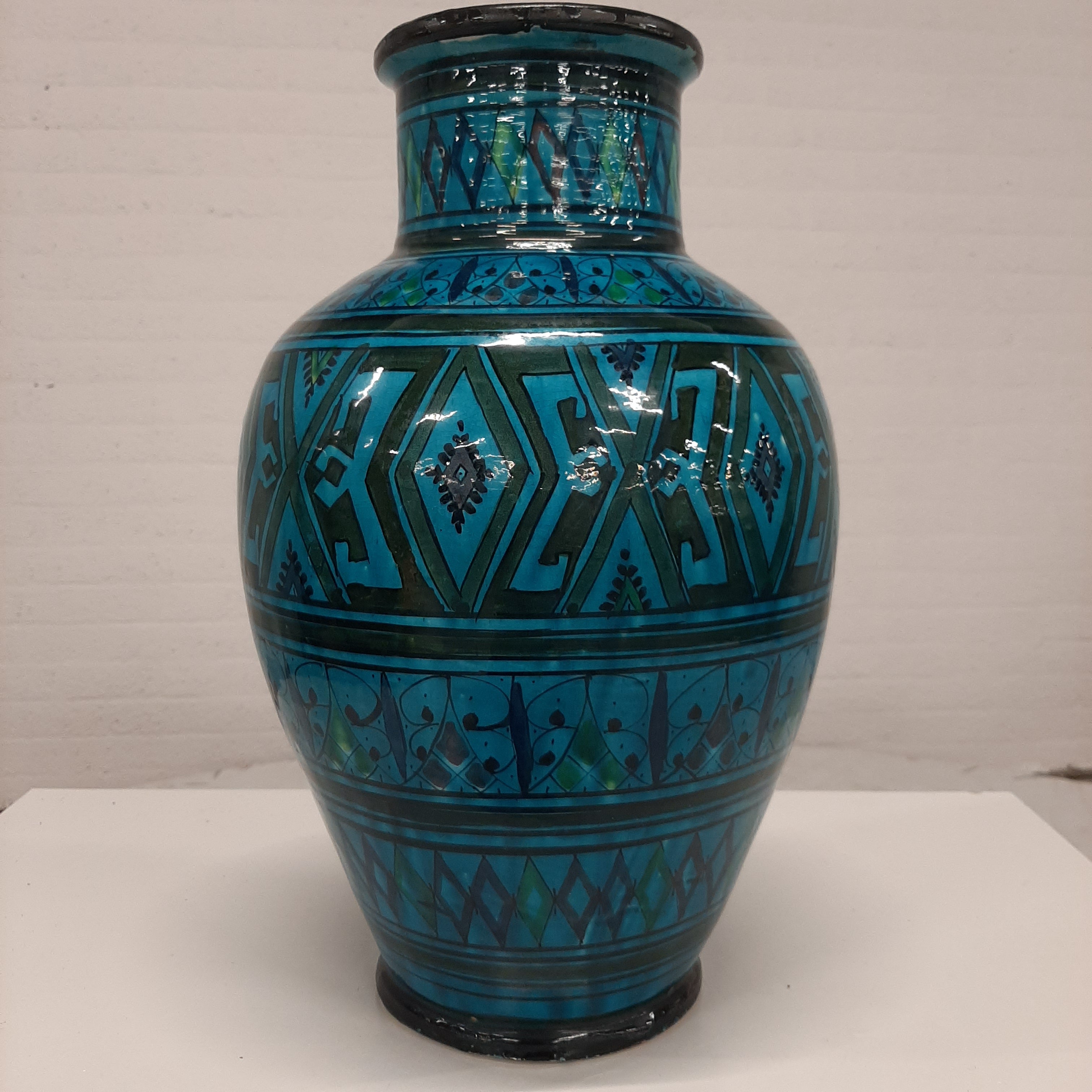 Vaas turquoise